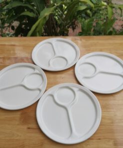 Đĩa thép tráng men Nhật Bản Noda Horo size 24cm