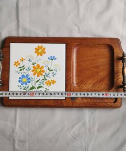 Khay ăn gỗ Nhật Bản phong cách Showa cổ điển - Ảnh 4