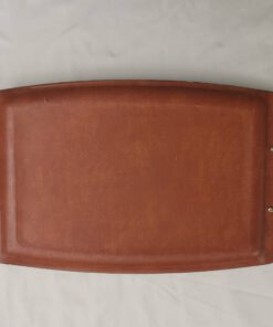 Khay bọc da tổng hợp phong cách retro Showa Nhật Bản.