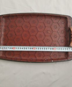 Khay bọc da tổng hợp phong cách retro Showa Nhật Bản.